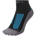 アールエルソックス RXL SOCKS RUY SPEED トレイル専用ソックス 上田瑠偉選手着用 [サイズ：S(22-24cm)] [カラー：ブラック×ブルー] #RA-1007-1020 2023FW【スポーツ・アウトドア アウトドア ウェア】