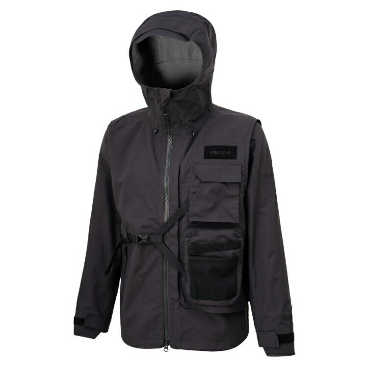 マーモット MARMOT スリーウェイアタッチメントジャケットオニベジ(メンズ) [サイズ：M] [カラー：ブラック] #TOMRJK04-BK 【あす楽 送料無料】【スポーツ・アウトドア アウトドア ウェア】【3Way Attachment Jacket Onibegie】