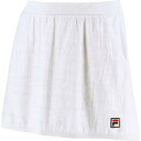 フィラ スコート(レディース) L ホワイト #VL2470-01 送料込み(沖縄・離島を除く) FILA