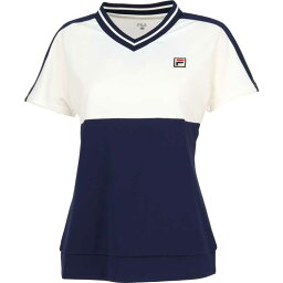 フィラ FILA ゲームシャツ(レディース) [サイズ：M] [カラー：オフホワイト] #VL2707-02 2023FW【送料無料】【スポーツ・アウトドア テニス レディースウェア】