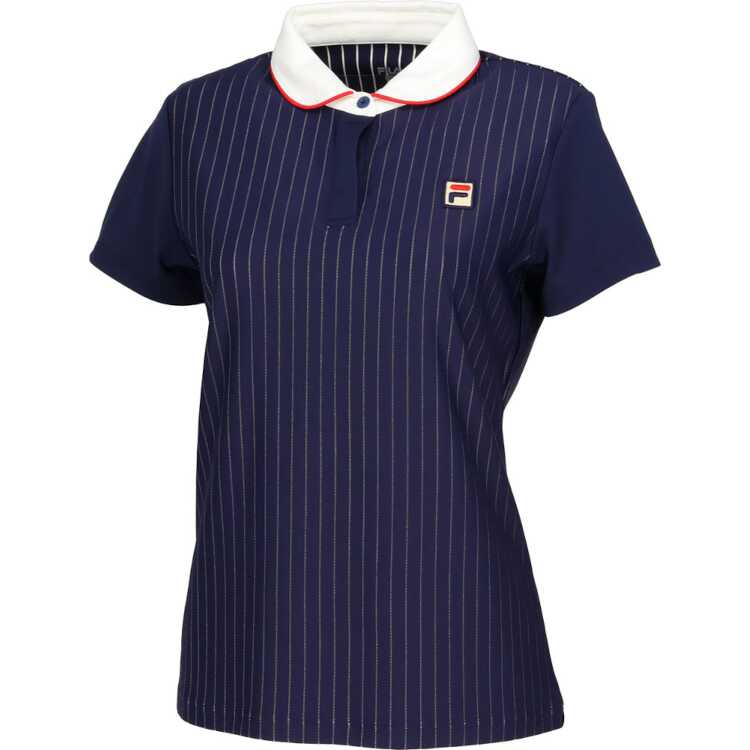 ポロシャツ(レディース) L フィラネイビー #VL2719-20 送料込み(沖縄・離島を除く) FILA
