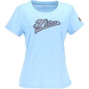 フィラ アップリケTシャツ(レディース) L ペールブルー #VL2855-10A 送料込み(沖縄・離島を除く) FILA