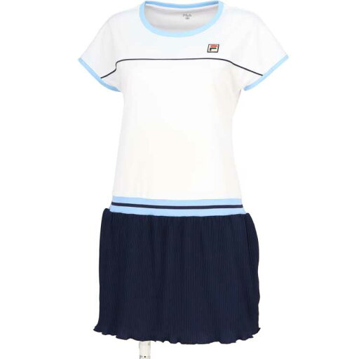 フィラ ワンピース(レディース) L ホワイト #VL2863-01 送料込み(沖縄・離島を除く) FILA フィラ ワンピース(レディース) L ホワイト #VL2863-01 送料込み(沖縄・離島を除く) FILA