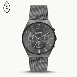 スカーゲン SKAGEN GRENEN クロノグラフ チャコールステンレススチール メッシュウォッチ #SKW6821 【あす楽 送料無料】【スポーツ・アウトドア アウトドア 精密機器類】