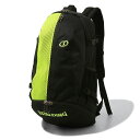 スポルディング ケイジャー ブリーズ バックパック(ボール用ボトムポケット付) ブラック×ライムグリーン W35×H57×D32cm(32L) #40-017LG 送料無料 CAGER SPALDING