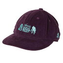 ナンガ×タコマフジレコード ビッグフットサーベイ プロジェクトロゴ コーデュロイキャップ フリー パープル #N0003138 送料込み(沖縄・離島を除く) N...