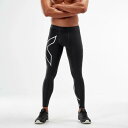 ツータイムズユー 2XU PWX TR2 コンプレッションロングタイツ(メンズ) L ブラック×シルバー #MA3849B-BLKSIL 送料無料