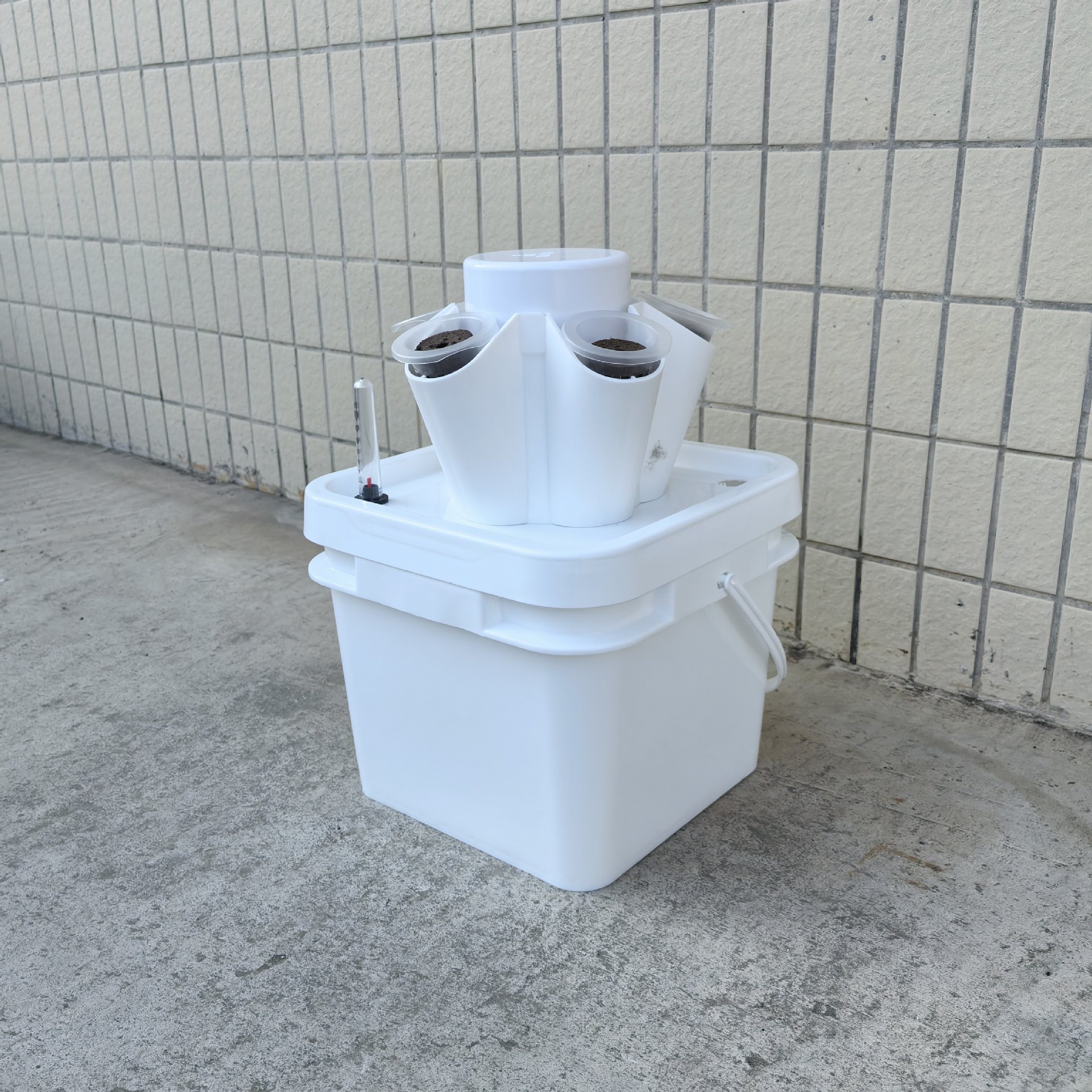 8L 水耕栽培 プランタータワー 養液栽培 栽培キット 水耕栽培 縦型プランター 養液...