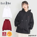 EASTBOY イーストボーイ パーカー スウェットパーカー レディース ガールズ おしゃれ フーディ 裏毛 プルオーバーパーカー フード パーカ スウェット トレーナー 秋 冬 韓国 ゆったり ファッション ペアルック WEB限定 中学生 高校生