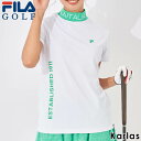 【55%OFFセール】 FILA GOLF フィラゴルフ ゴルフウェア Tシャツ 半袖 レディース 半袖Tシャツ ブランド 春 夏 モックネック ゴルフ スポー...