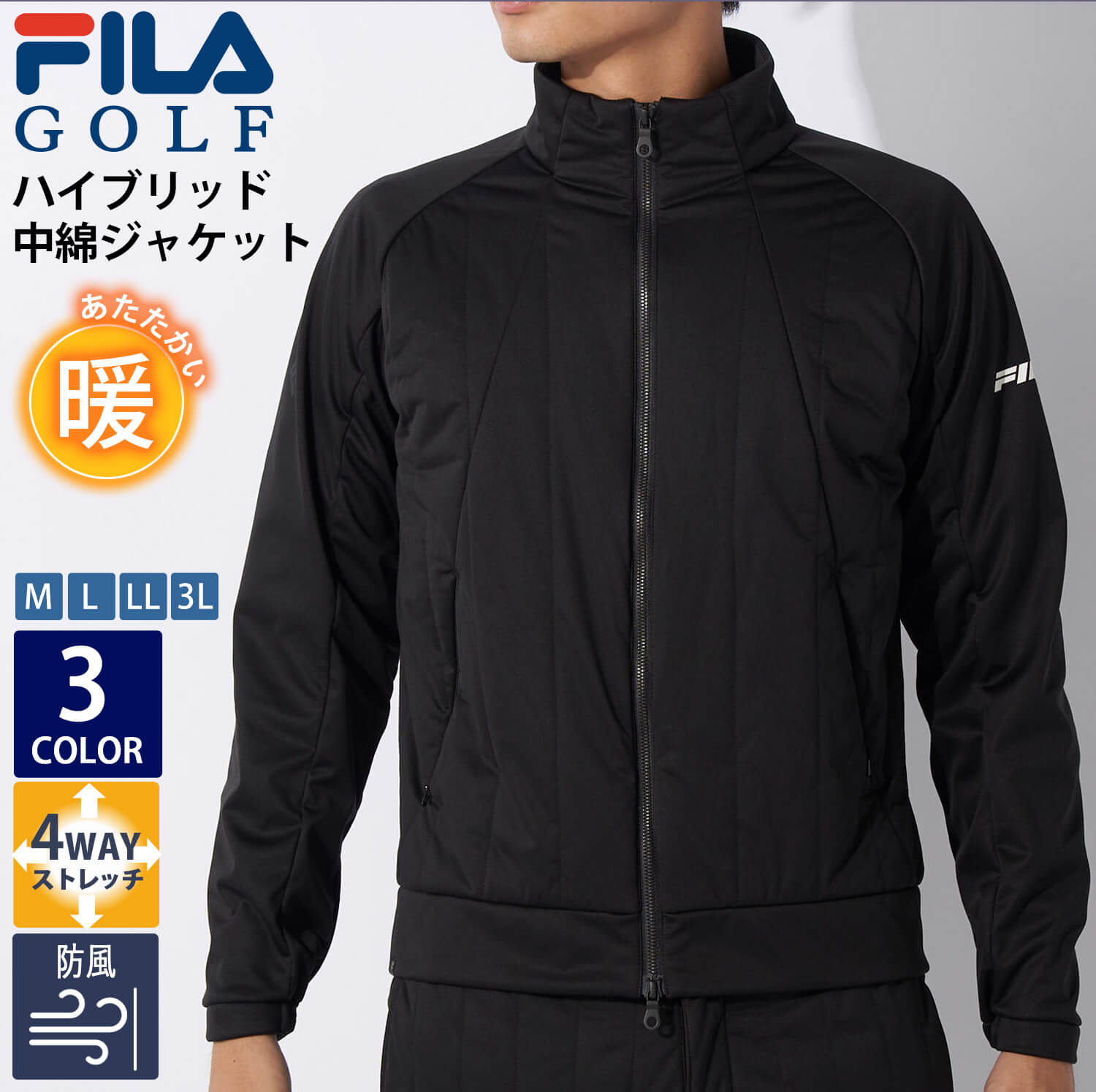 楽天市場】フィラゴルフ(サイズ(S/M/L)LL)(ブルゾン 楽天市場】フィラゴルフ(サイズ(S/M/L)LL)(ブルゾン