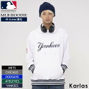 【半額セール】 MLB スウェット プルオーバー パーカー メンズ レディース 長袖 裏毛 メジャーリーグベースボール オーバーサイズ 大きめ ゆったり チーム...