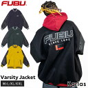 【16日まで クーポンで10 OFF】 FUBU フブ ジャケット メンズ レディース 長袖 ブルゾン スタジャン アウター ブランド 秋 冬 ワッペン ラインリブ 刺繍 XL XXL オーバーサイズ アメカジ ユニセックス 男女兼用 ストリート系 黒 紺 緑 黄