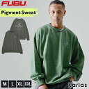 【在庫売り尽くし!】 FUBU フブ スウェット メンズ レディース 長袖 トレーナー 裏毛 プルオーバー クルーネック トップス ブランド 春 秋 冬 ワッペ...