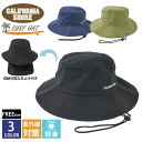 【楽天スーパーSALE限定 20%OFF】 サーフハット メンズ 紐付き 帽子 CALIFORNIA SHORE カリフォルニアショア たれ付き UVカット 紫...