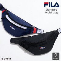 FILA フィラ ウエストバッグ ボディバッグ ウエストポーチ メンズ レディース 大容量 大きめ 高校生 中学生 大学生 スポーツブランド 女の子 ワンショルダー 斜め掛け かわいい おしゃれ 旅行 アウトドア ブラック トリコロール ギフト プレゼント ホワイトデー