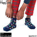 【10%OFFセール】 HappySocks ハッピーソックス レディース 靴下 アンクレット丈 スニーカーソックス 総柄 派手 カラフル ソックス ユニセックス 女性 綿混 かわいい おしゃれ ブランド ブランドロゴ 大きいサイズ 切替 ドット ブルー デイリー プレゼント ギフト