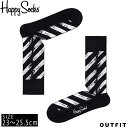 【16日まで!クーポンで20%OFF】 HappySocks ハッピーソックス レディース 靴下 クルー丈 クルーソックス 総柄 派手 ソックス ユニセックス 女性 綿混 かわいい おしゃれ ブランド ブランドロゴ 大きいサイズ ボーダー ブラック ホワイト デイリー スポーツ プレゼント ギフト