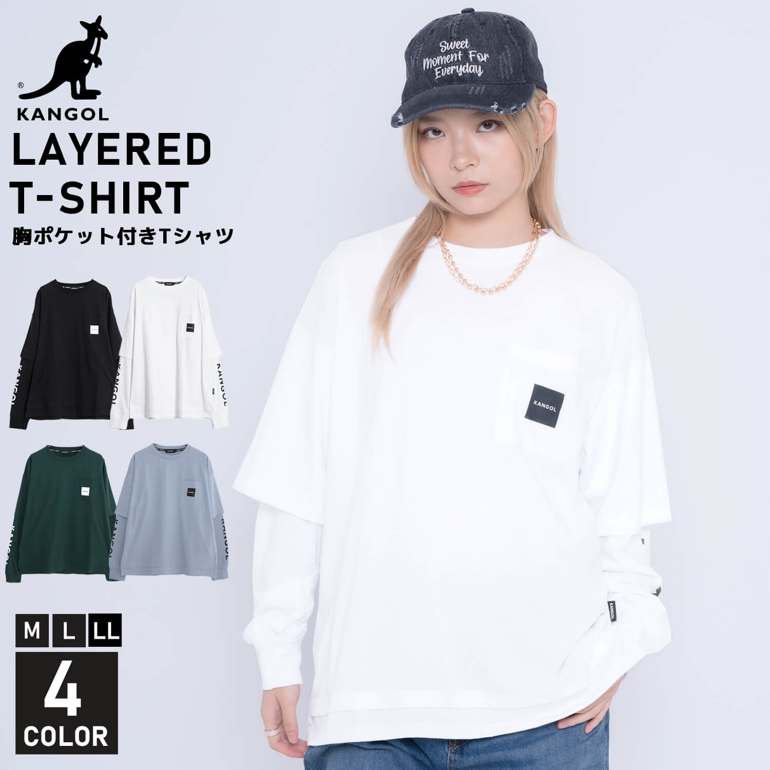 KANGOL 󥴡 T Ĺµ ǥ T ݥåդ Ť 쥤䡼 ڹ ӥå륨å С ...