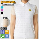 LOUDMOUTH ラウドマウス ゴルフウェア レディース ポロシャツ 半袖 台衿付きシャツ 吸汗速乾 ドライ UVカット ストレッチ 伸縮性 メッシュ 後ろボ...