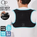 保冷剤ベスト 冷却ベスト アイスベスト 保冷剤付 OCEAN PACIFIC オーシャンパシフィック 吸汗速乾 接触冷感 洗濯可メッシュ 熱中対策 暑さ対策 ひんやり 涼しい 作業服 インナーベスト 農作業 工事 アウトドア ツーリング バイク スポーツ 黒 2025ss