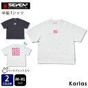 Tシャツ メンズ 半袖 SEVEN2 セブンツー ブランド 春 夏 ロゴ バックプリント ストリート 男女兼用 クルーネック 黒 白 M L XL