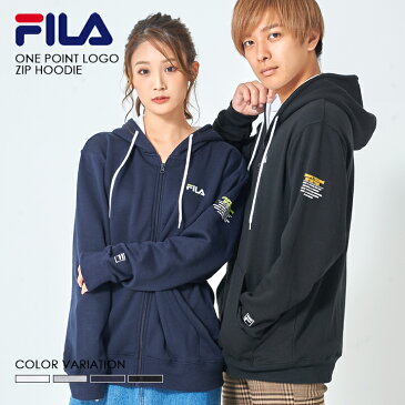 【ポイント10倍】 FILA フィラ 袖プリントフルジップパーカー メンズ パーカー メンズ レディース トレーナー ブランド 裏起毛 おしゃれ 大きめ おおきい お揃い カップル ユニセックス 無地 秋 冬 ホワイト ブラック ネイビー グレー M L XL LL 父の日 実用的