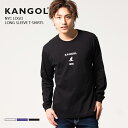 【30%OFFセール】 KANGOL カンゴール ロゴ プリント ロングスリーブTシャツ レディース メンズ ホワイト ビッグシルエット かっこいい おしゃれ 人気 ブランド 通学 ストリート ホワイト ブラック パープル 白 黒 紫 M L XL LL 送料無料 プレゼント ギフト karlas