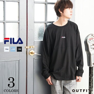 【ポイント10倍】 FILA フィラ メンズバックPTロングTシャツ ワンポイント バックプリント ロゴ メンズ ロンT カジュアル おしゃれ 大きめ お揃い カップル ユニセックス スポーツ トレーニング ウィンドブレーカー ホワイト ブラック グレー M L XL LL 父の日 実用的