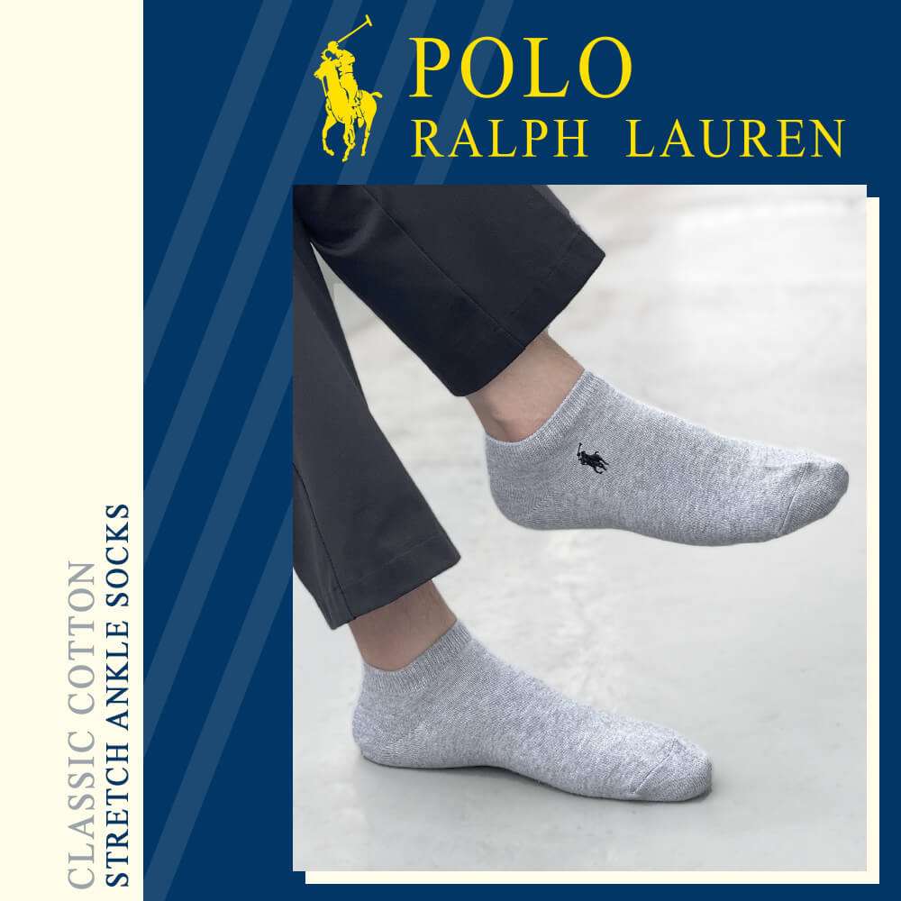 ポロ ラルフローレン ソックス 靴下 メンズ 3足組 POLO Ralph Lauren ブランド スポーツ ビジネスソックス スニーカーソックス おしゃれ 送料無料 黒 白 紺 ホワイト グレー ネイビー ブラック 実用的 敬老の日 プレゼント プチギフト ポイント消化 ギフト outfit