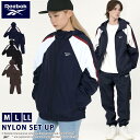 【ポイント10倍】 Reebok リーボック レディース ウインドブレーカー 上下 セット セットアップ ナイロン 裏メッシュ スポーツウェア トレーニングウェ...