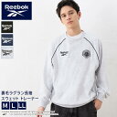 Reebok リーボック トレーナー 長袖 スウェット メンズ レディース 裏毛 ラグランスリーブ ロゴ ワッペン 無地 クルーネック プルオーバー ブランド ...