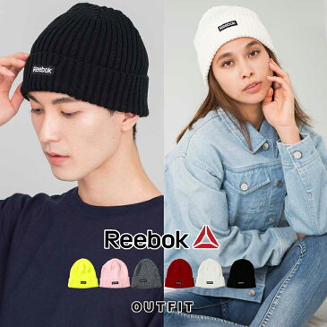 【楽天スーパーセール限定 10％OFF】 Reebok リーボック ニット帽 メンズ レディース 帽子 冬 防寒 おしゃれ ブランド 人気 カジュアル 大人 高校生 黒 白 男女兼用 ユニセックス ペア カップル 親子 メンズファッション ゴルフ プチギフト 敬老の日 プレゼント ギフト