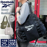 Reebok ꡼ܥå ȡȥХå  ǥ 2WAY Хå  ݡĥ֥  礭 a4 ݥå ݤ Ф᤬  Хå   졼 2023fw karlas