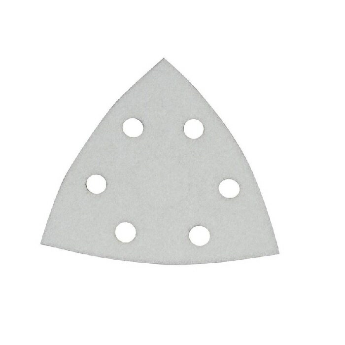 マキタ　サンディングペーパー　三角タイプ（マジックファスナ式）吸じん穴付　目詰まり防止加工　粗仕上WA60（10枚）A−52358