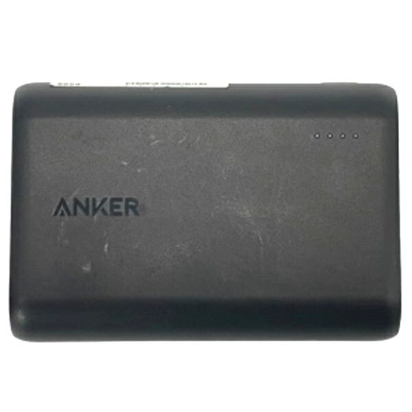 中古 Anker PowerCore 10000 (10000mAh 最小最軽量 大容量 モバイルバッテリー) ブラック 可(C)