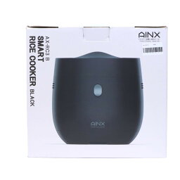 [中古] AINX 糖質カット炊飯器 Smart Rice Cooker AX-RC3（白米4合 低糖質2合炊き）ブラック [非常に良い(A)]