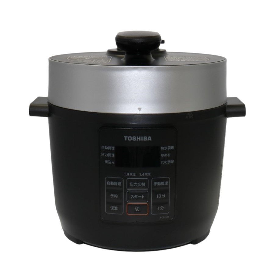 [中古] 東芝 電気圧力鍋 RCP-30R-K [良い(B)]