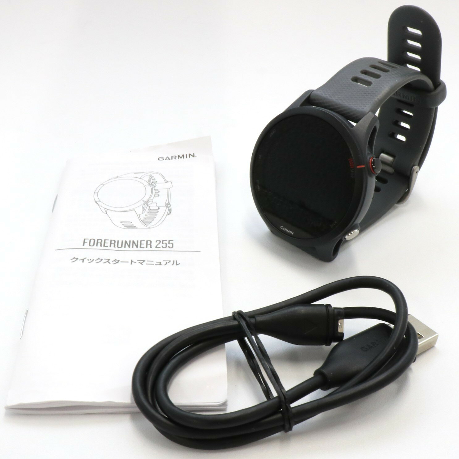 【ポイント10倍 ※エントリー必須：9月4日20時〜9月11日1時59分まで】 [中古] ガーミン GARMIN Forerunner 255 forerunner255-sgグレー[非常に良い(A)]