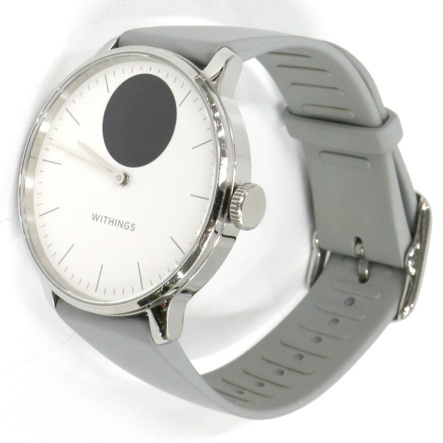 [中古] Withings ScanWatch Light スマートウォッチ hwa11-model-wパールホワイト[非常に良い(A)]