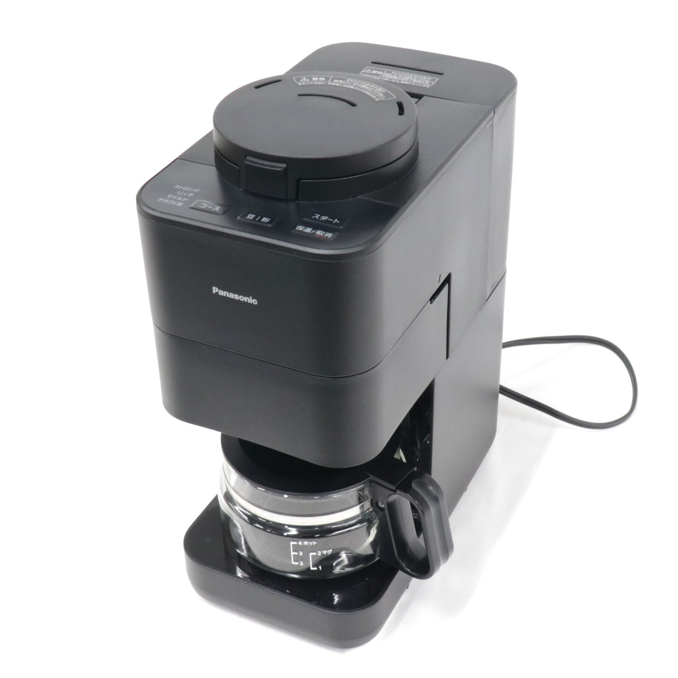 [中古] パナソニック NC-A58-K 全自動コーヒーメーカー nc-a58-k [可(C)]