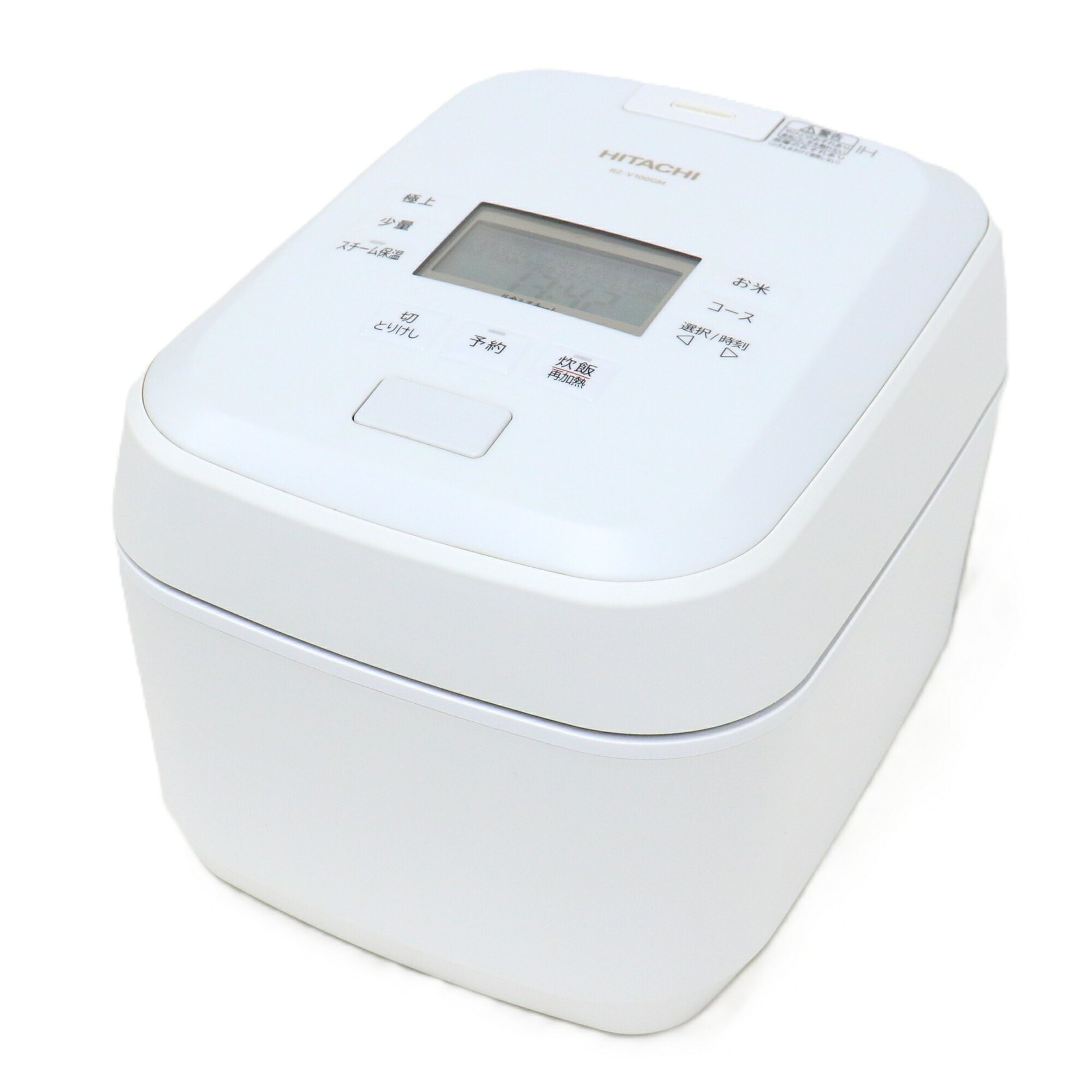 [中古] [5.5合炊き] 日立 ふっくら御膳 RZ-V100GM 圧力＆スチームIHジャー炊飯器 沸騰鉄釜 rz-v100gm-k フロストブラック [可(C)]