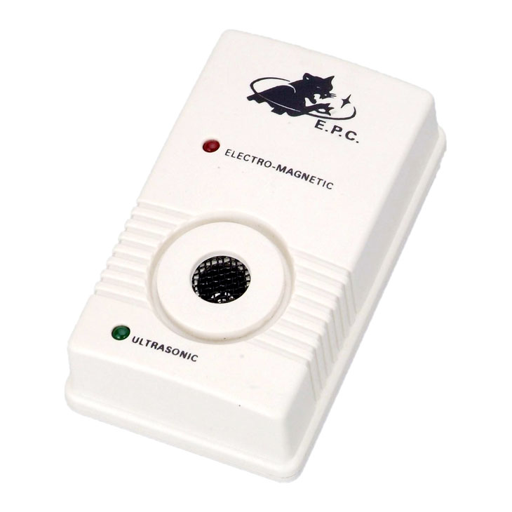 ネズミ撃退器 1個 超音波＆電磁波 屋内 ネズミ 駆除 超音波 よけ コンセント差し込み キッチン 厨房 食料品店 倉庫 忌避 ネズミ除け