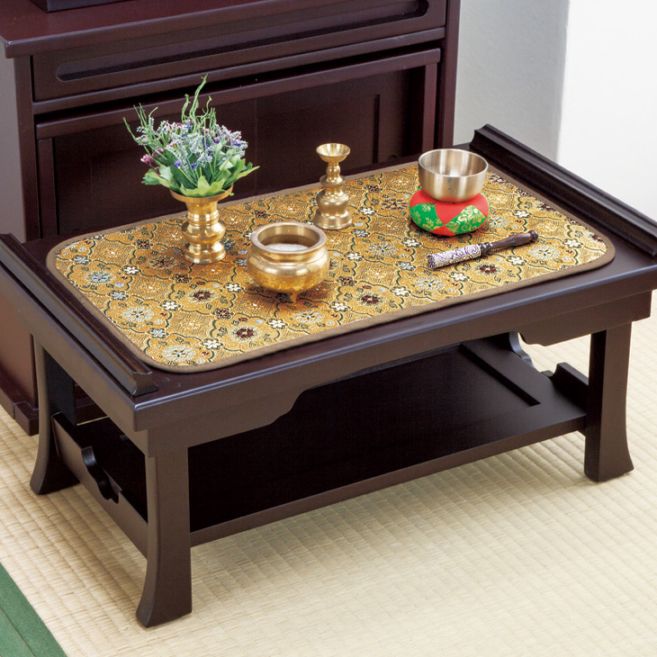 金襴紋織仏前マット22×32cm 仏壇マット 仏壇グッズ