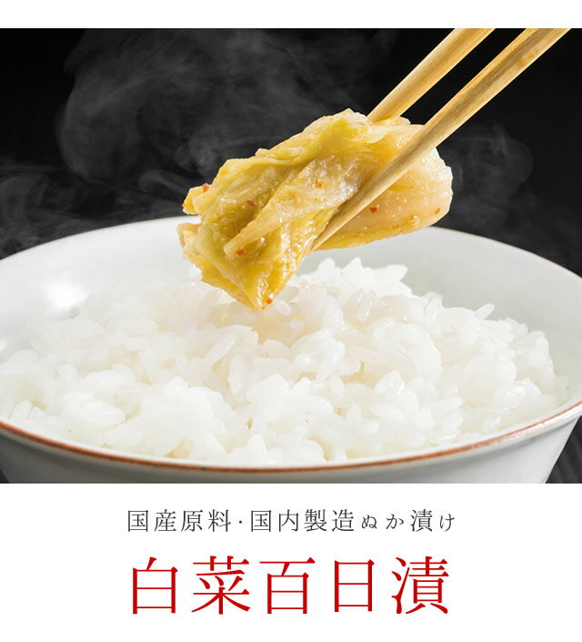 国産 白菜ぬか漬け 百日漬け 200g×10袋 白菜のぬか漬け 白菜 漬物　ぬか漬け 糠漬け 乳酸発酵 腸活 3