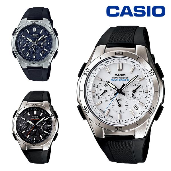 楽天アウトレットファニチャーCASIO カシオ 腕時計 WAVE CEPTOR ウェーブセプター クロノグラフ ソーラー 電波時計 電波腕時計 メンズ WVQ-M410