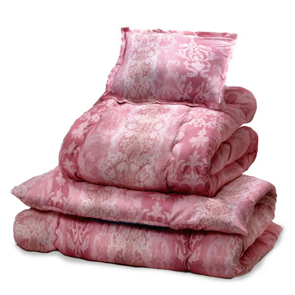 NEW 防ダニ 抗菌 防臭 ほこりの出にくい お買得 ボリューム 組布団 布団セット 掛け敷布団セット シン..