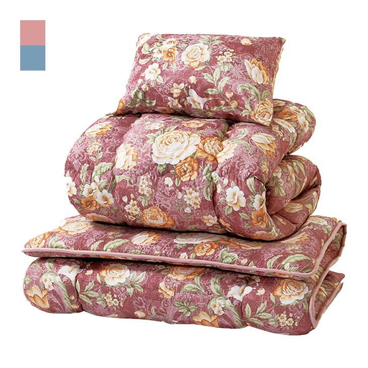 布団セット 防ダニ 抗菌 防臭加工 ボリューム 組布団 7点セット 掛布団 敷布団 枕 布団カバー シーツ ..