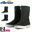 エレッセ【ellesse】レディース ティレニア ウインター ブーツ V-CU617W 1805 靴 シューズ サイドジップ ミドル丈 雪道 防水 カジュアル 秋冬 ゴム底 ショートブーツ スノーブーツ(v-cu617w)