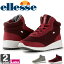 エレッセ 【ellesse】レディース ウィンター スニーカー ミッド V-WT275 1806 靴 サイドファスナー ハイカット 軽量 防水 雪道 カジュアル ミッドカット シューズ ひも靴(v-wt275)